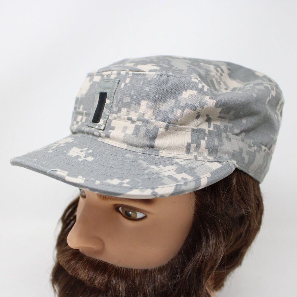 US Army Patrol Hat Adult 7 3/8 Green Digital Camo‎ Camouflage Bernard Cap